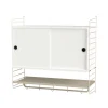 Armoire à portes coulissantes String, blanc, 78x30 cm