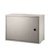 Armoire à portes String, beige, 58x30 cm