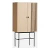 Armoire Array, 80cm, Chêne pigmenté blanc
