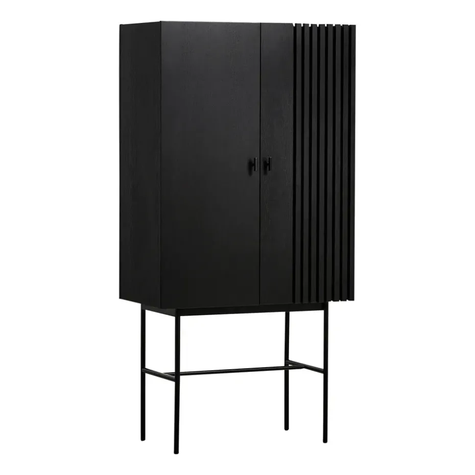 Armoire Array, 80cm, Chêne teinté noir