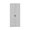 Armoire haute Snö F, Light grey, base en bouleau, dj.30 cm