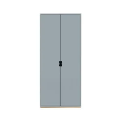 Armoire haute Snö F, Nordic blue, base en bouleau, dj.42 cm