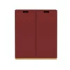 Armoire Snö E, Brown red, profondeur : 30 cm