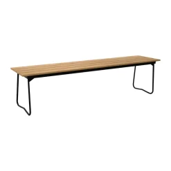 Banc 9, Structure en chêne huilé et acier noir