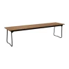Banc 9, Teck et acier noir