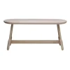 Banc Albert 160 cm, Chêne huilé blanc