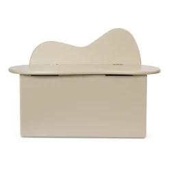 Banc avec rangement Slope 75x38x51 cm, Cashmere