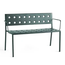 Banc Balcony Dining avec accoudoirs 121x52 cm, Dark forest