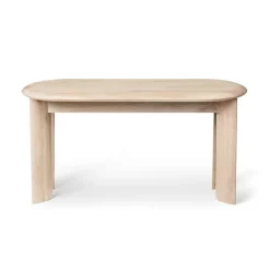 Banc Bevel 90 cm, Chêne blanchi à l’huile
