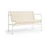 Banc Dining Palissade Cord avec accoudoirs HAY, Cream white