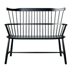 Banc J52D, Beech black painted