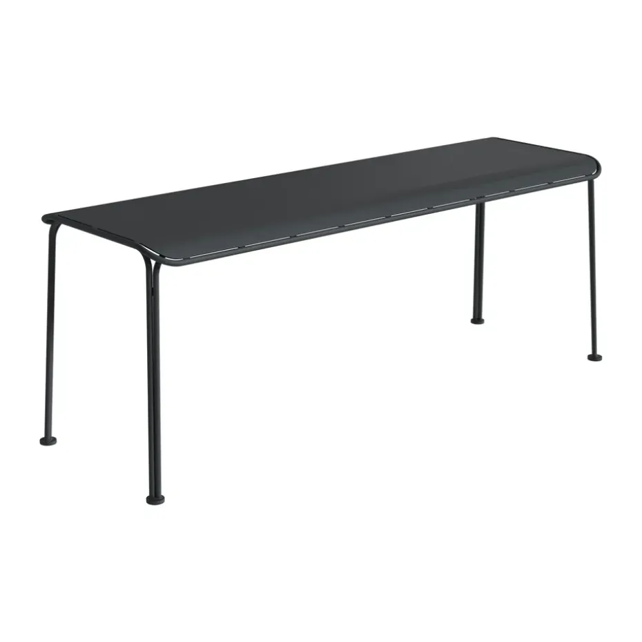 Banc Libelle, Gris graphite, 120 cm