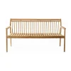 Banc M11 Sammen 3 places, Teak-nature oiled