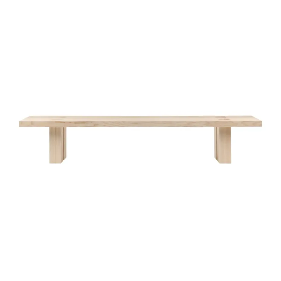 Banc Max 43x250 cm, Frêne