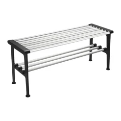 Banc Nostalgi 100 cm, Aluminium-noir