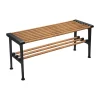 Banc Nostalgi 100 cm, Bambou-noir