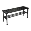 Banc Nostalgi 100 cm, Chêne teinté en noir-noir