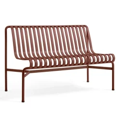 Banc Palissade Dining sans accoudoir, Iron red