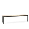 Banc Ville AV28 large 180x40 cm, Warm black