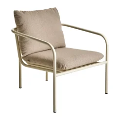 Bendt fauteuil lounge, Teddy beige-pearl white