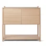 Bibliothèque Sceene bookcase C, Chêne clair