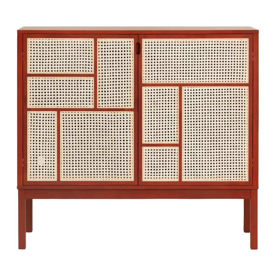 Buffet Air, Red, 120x110 cm, avec pieds