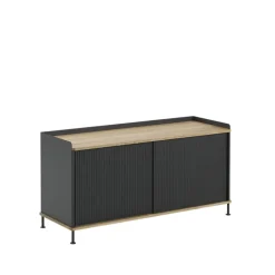 Buffet Enfold Low, Black-Oak-Metal