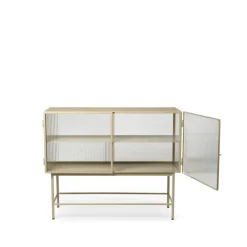 Buffet Haze, cashmere, verre ondulé