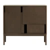 Buffet Layer, Chêne foncé, 120x110, avec pieds