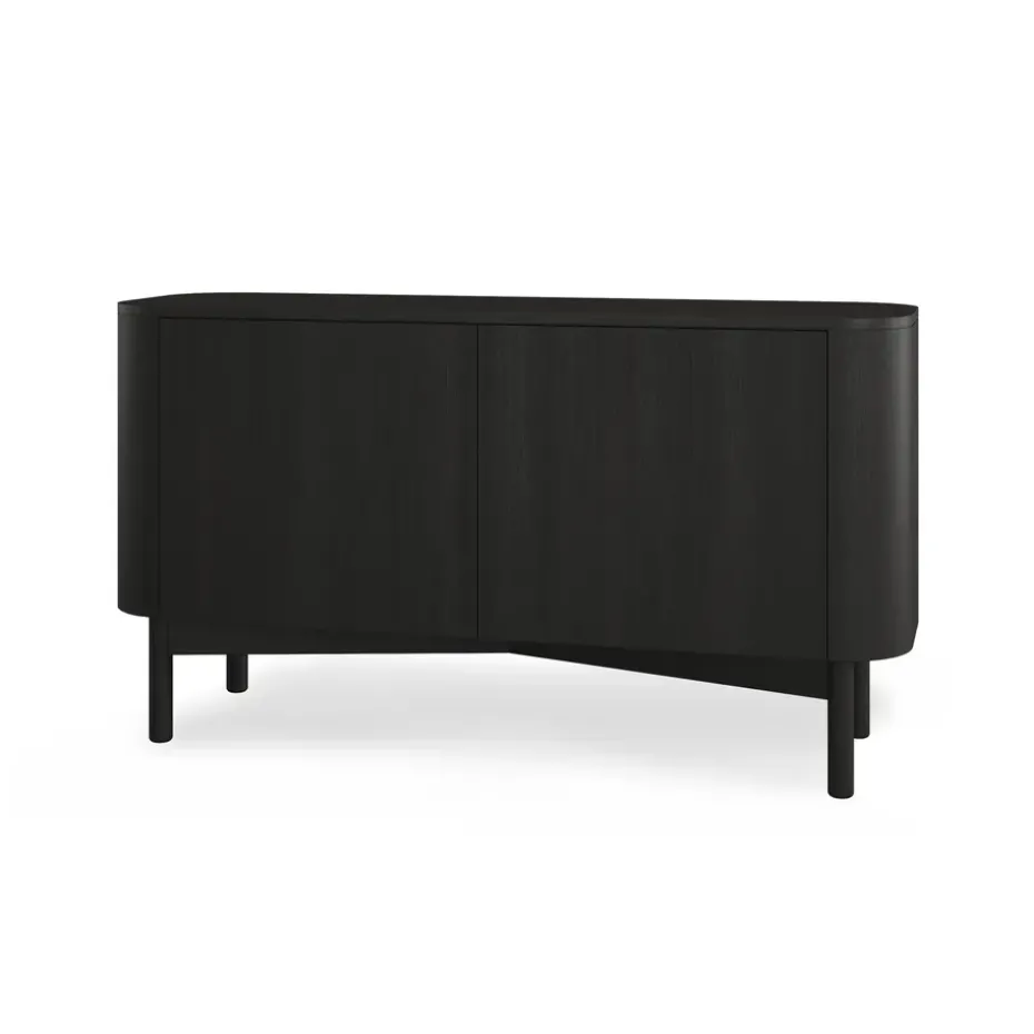 Buffet Loud long 146 cm, Black painted oak
