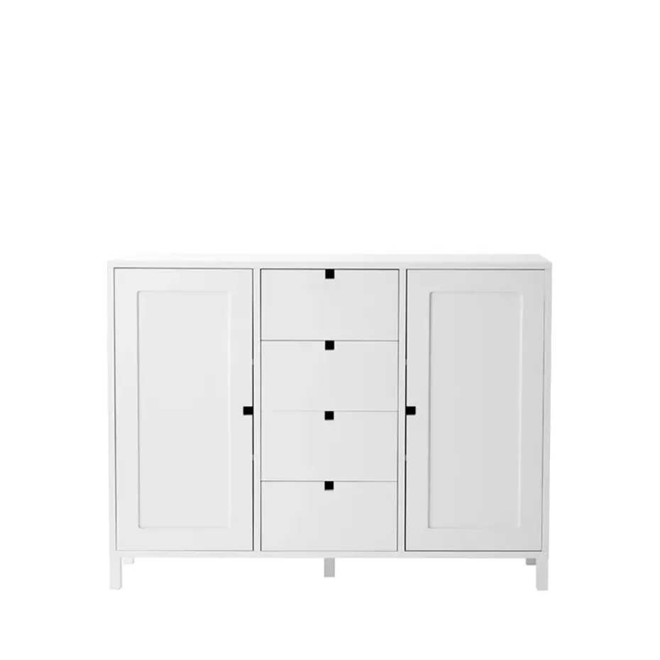 Buffet Square, blanc