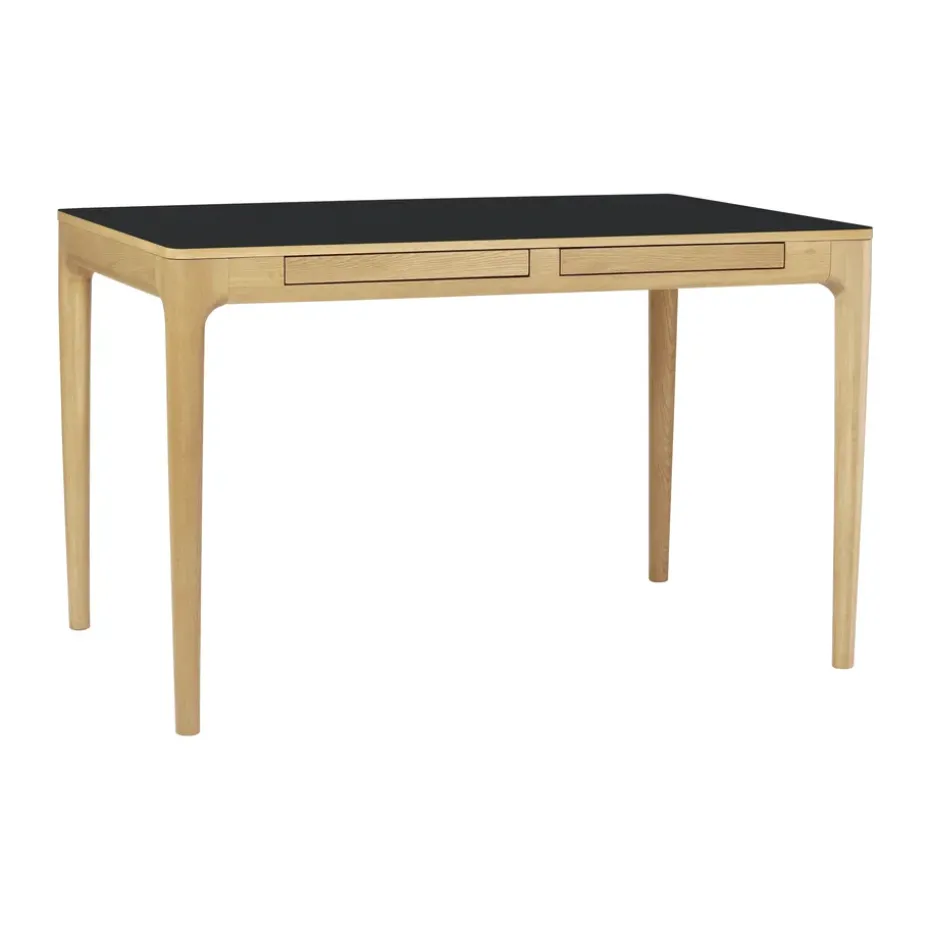 Bureau Heart'n'Soul 80x120 cm, Oak-Fenix black