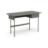 Bureau Luna avec tiroir, Chêne gris