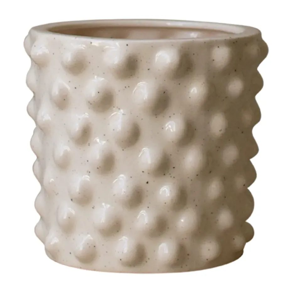 Cache-pot Cloudy vanilla, Mini Ø 15 cm
