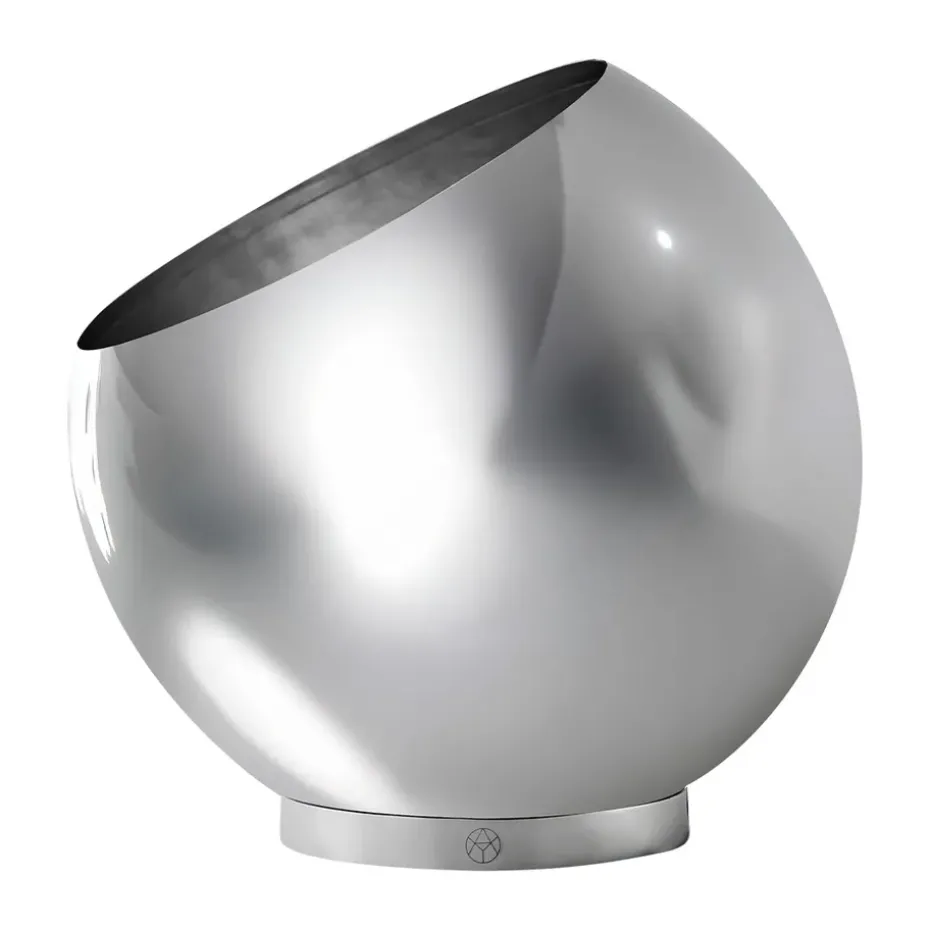 Cache-pot Globe Ø37 cm, Argent