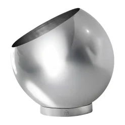 Cache-pot Globe Ø21 cm, Argent