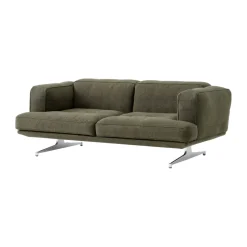 Canapé 2 places Inland AV22, Argile 0014 - aluminium poli
