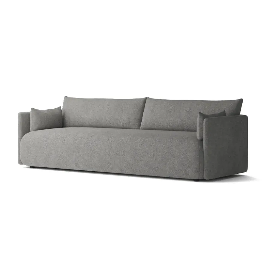 Canapé 3 places Offset, Audo Bouclé 16 Dark grey