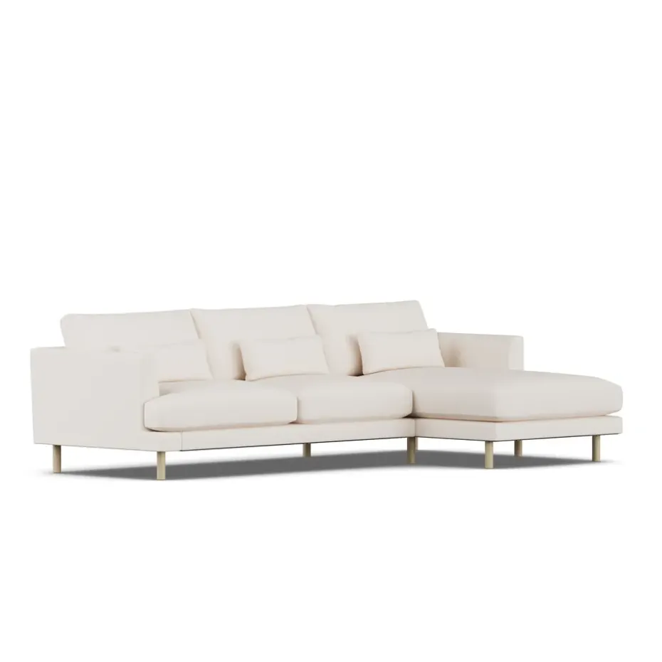 Canapé Bredhult, Caleido Beige 9600-chêne blanchi à l’huile, 2,5 places C1