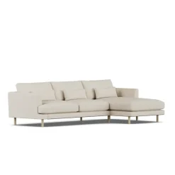 Canapé Bredhult, Jump Beige 1956-chêne blanchi à l’huile, 2,5 places C1