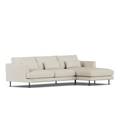 Canapé Bredhult, Jump Beige 1956-acier noir, 2,5 places C1