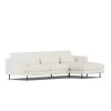 Canapé Bredhult, Jump Off White 1954-acier noir, 2,5 places C1