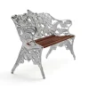 Canapé Classic, Huile de acajou, support en aluminium brut
