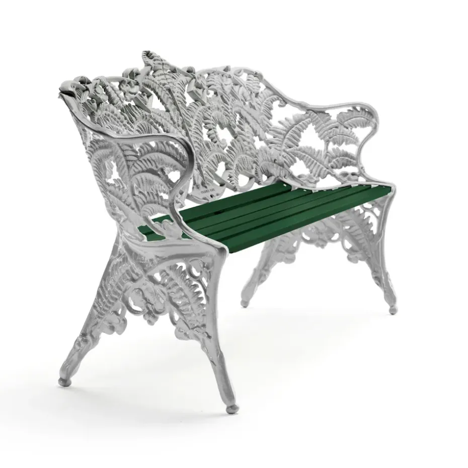 Canapé Classic, Support en aluminium brut vert