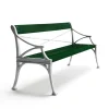 Canapé Lessebo, Support en aluminium brut vert