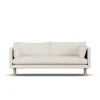 Canapé Linnevik, Caleido Beige 9600-chêne blanchi à l’huile, 3 places