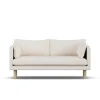 Canapé Linnevik, Caleido Beige 9600-chêne blanchi à l’huile, 2 places