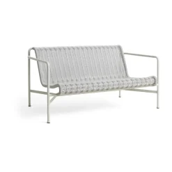 Canapé lounge Palissade Cord, Sky grey