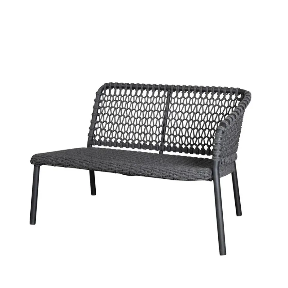 Canapé modulaire Ocean, Dark grey, gauche