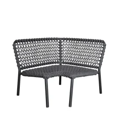 Canapé modulaire Ocean, Dark grey, angle